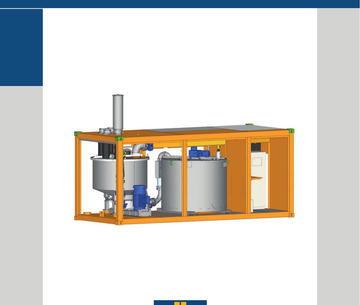 CMS 50 Batch Mixing Plant — official flyer product render
